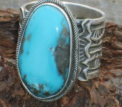 Native American Ring - sz 14